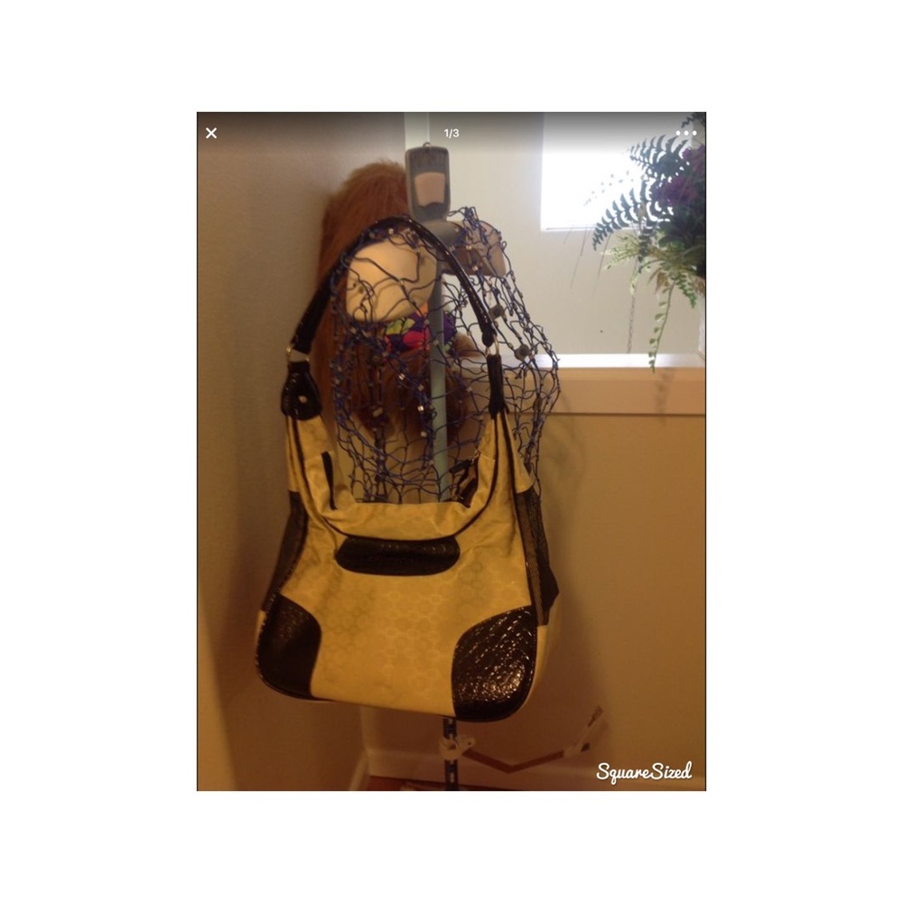 Dog Carrier purse small dog gold brown